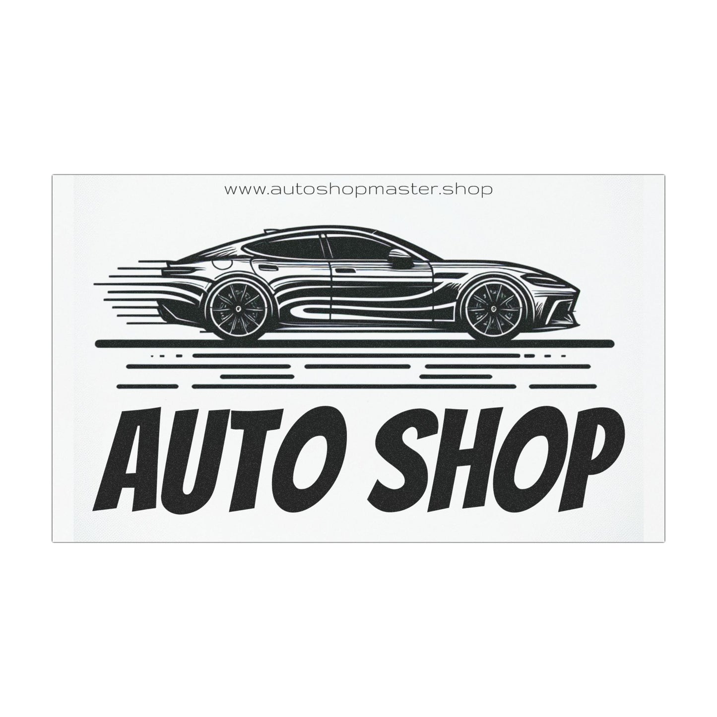 Auto Shop Car Magnet - Perfect for Car Enthusiasts and DIYers