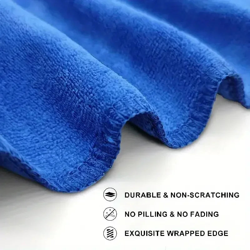 Serviette en micro fibre réutilisables pour fenêtre de voiture, non pelucheux, super absorbants